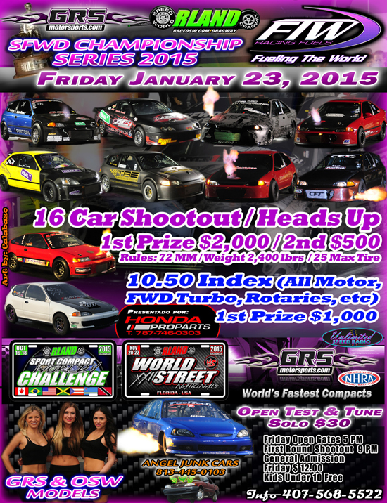 Orlando Speedworld SFWD Championship Series 2015 - Honda-Tech - Honda Forum Discussion